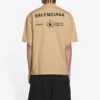 T-shirt Balenciaga x WFP, vestibilità media, “Khaki” 612966THV849605