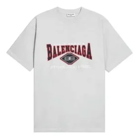 T-shirt BB Authentic Jersey Apparel, vestibilità larga “Grigio chiaro” 641675TMVA99012