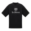 T-shirt BB Be Different, vestibilità media, “Black” 612966TNVU91070