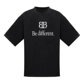 T-shirt BB Be Different, vestibilità media, “Black” 612966TNVU91070