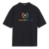 T-shirt BB con logo arcobaleno “Black” 570805TEV531000