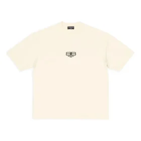 T-shirt BB Paris Icon, vestibilità media “Beige chiaro e nero” 612966TMVG79069