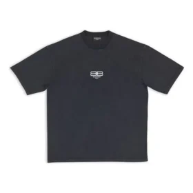 T-shirt BB Paris Icon, vestibilità media “Black White” 612966TMVG79034