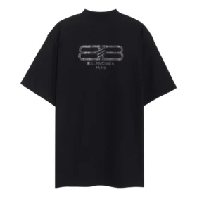T-shirt BB Paris Strass, vestibilità media “Black Faded” 739784TOVU81055