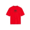T-shirt BB Regular Fit in tessuto intrecciato “Nero” 578139TEV481361