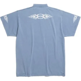 T-shirt Burning Unity Oversized “Light Blue” 787349TQVW74164
