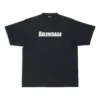 T-shirt Caps, vestibilità squadrata “Nero” 651795TNVL11070