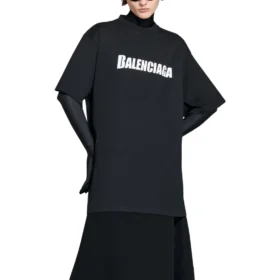 T-shirt Caps, vestibilità squadrata “Nero” 651795TNVL11070