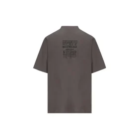T-shirt Care Label, vestibilità media “Grey Black” 724514TNVL91219
