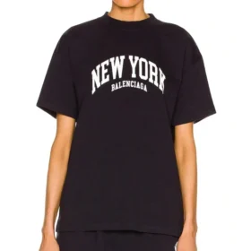 T-shirt Cities New York, vestibilità media “Dark Blue” 612965TLVM23967