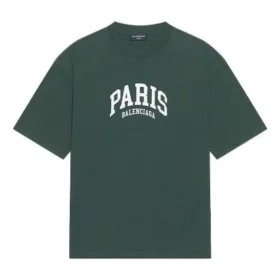 T-shirt Cities Paris, vestibilità media “Verde” 612966TLVL73011