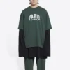 T-shirt Cities Paris, vestibilità media “Verde” 612966TLVL73011