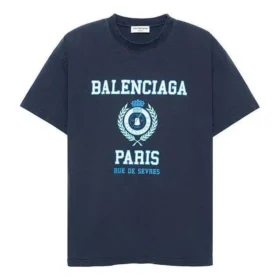 T-shirt College 1917 vestibilità media “Blue” 612965TMV954140