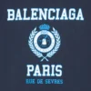 T-shirt College 1917 vestibilità media “Blue” 612965TMV954140