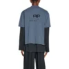 T-shirt con BB Icon disegnata a mano, vestibilità media “Blue Black” 612966TNVN44183