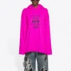 T-shirt con cappuccio a maniche lunghe “Pink” 662424TKVE16817