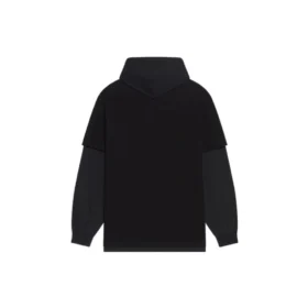 T-shirt con cappuccio a maniche lunghe Slime “Nera” 681029TLVF11069