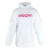 T-shirt con cappuccio a maniche lunghe Slime “White Bubblegum” 681029TLVF10901