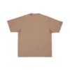 T-shirt con cappuccio, vestibilità squadrata “Tan” 651795TNVL17761