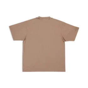 T-shirt con cappuccio, vestibilità squadrata “Tan” 651795TNVL17761