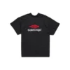 T-shirt con doppio davanti “Washed Black” 791615TQVQ61021