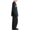 T-shirt con doppio davanti “Washed Black” 791615TQVQ61021