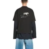 T-shirt con icona BB Icon disegnata a mano, vestibilità media “Black” 612966TNVN41059