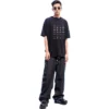 T-shirt con loghi d’archivio oversize “Black” 712398TNVQ71070