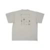 T-shirt con loghi d’archivio oversize “Grigio chiaro” 712398TNVQ71342
