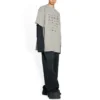 T-shirt con loghi d’archivio oversize “Grigio chiaro” 712398TNVQ71342