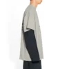 T-shirt con loghi d’archivio oversize “Grigio chiaro” 712398TNVQ71342