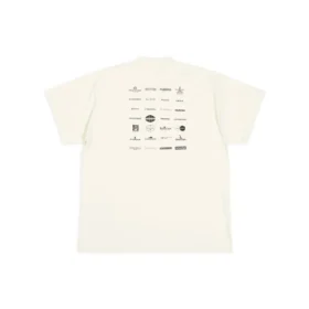 T-shirt con loghi d’archivio Oversized “White” 712398TNVQ79784