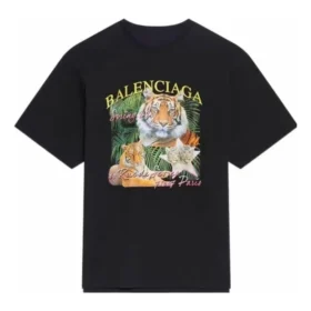 T-shirt con logo “Anno della Tigre” “Nera” 681314TLVH21000