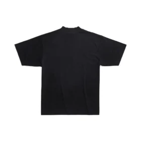 T-shirt con logo Crest “Black” 739784TOVK11055