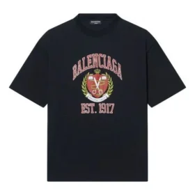 T-shirt con logo Crest Est.1917 “Black” 670943TLV891076