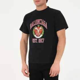 T-shirt con logo Crest Est.1917 “Black” 670943TLV891076