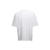 T-shirt con logo in script “Bianco/Nero” 612966TMVB49040