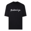 T-shirt con logo in script “Black White” 612966TMVB41070