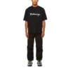 T-shirt con logo in script “Black White” 612966TMVB41070