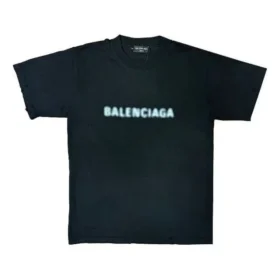 T-shirt con logo sfocato “Black Blue” 661705TKVD51070