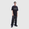 T-shirt con logo sfocato “Black Blue” 661705TKVD51070