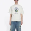 T-shirt con logo Varsity, vestibilità media “Bianco” 612966TLV891375