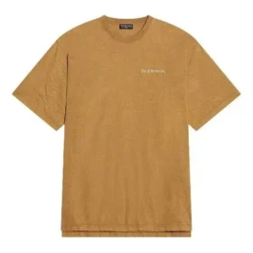T-shirt con logo, vestibilità media “Beige” 612966TLVB39504