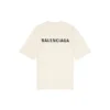 T-shirt con logo, vestibilità media “Beige” 612966TMVF49069