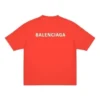 T-shirt con logo, vestibilità media “Bright Red” 612966TMVF43168