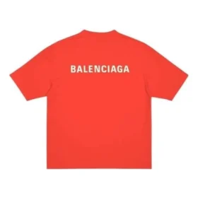 T-shirt con logo, vestibilità media “Bright Red” 612966TMVF43168