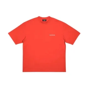 T-shirt con logo, vestibilità media “Bright Red” 612966TMVF43168