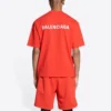 T-shirt con logo, vestibilità media “Bright Red” 612966TMVF43168