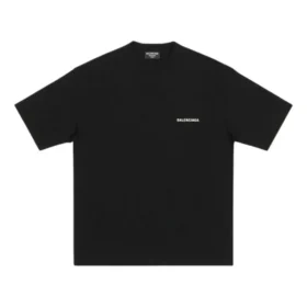 T-shirt con logo, vestibilità media “Nero” 612966TMVF41070
