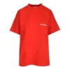 T-shirt con logo, vestibilità regolare “Bright Red” 612965TMVF43168